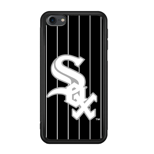 Baseball Chicago White Sox MLB 002 iPod Touch 6 Case-Phone Case-Rubber White (2D Case)-Altracase
