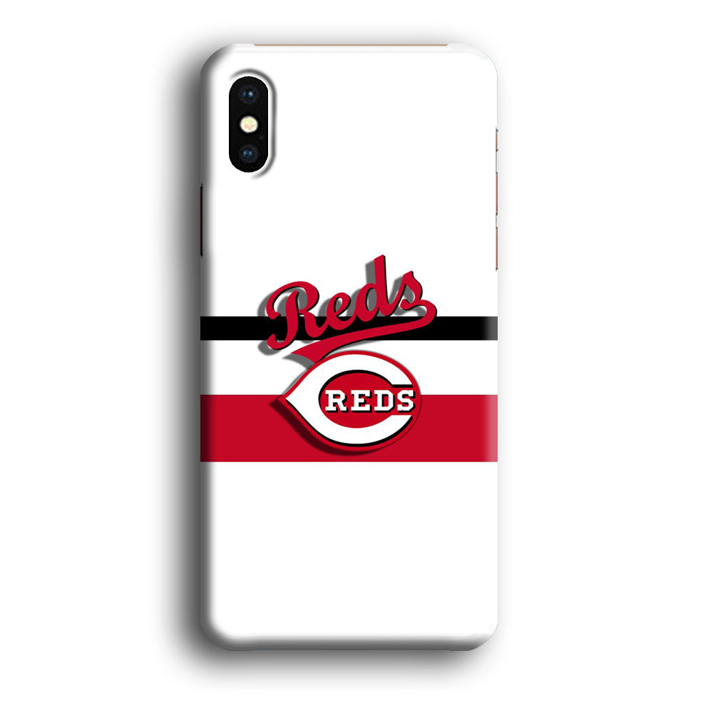 Baseball Cincinnati Reds MLB 001 iPhone Xs Case