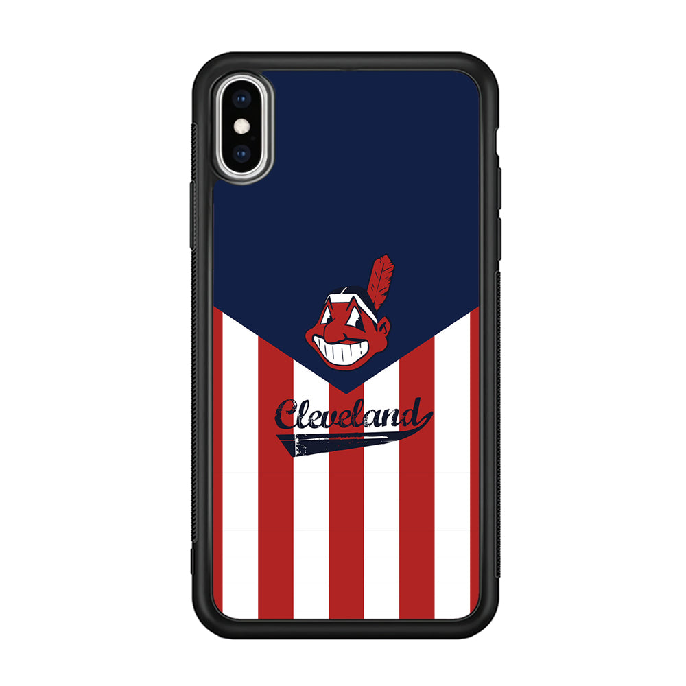 Baseball Cleveland Indians MLB 001 iPhone Xs Case