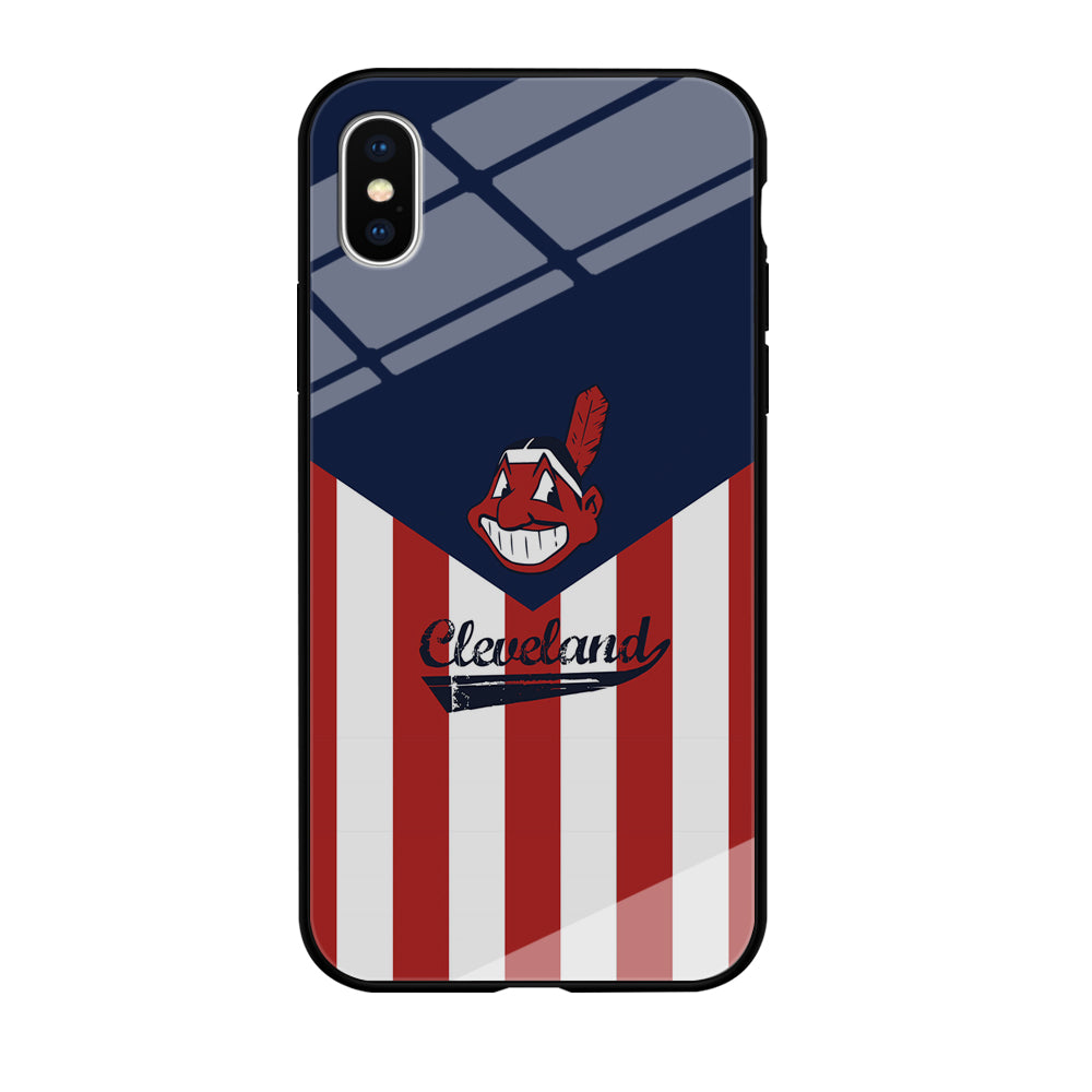 Baseball Cleveland Indians MLB 001 iPhone Xs Case