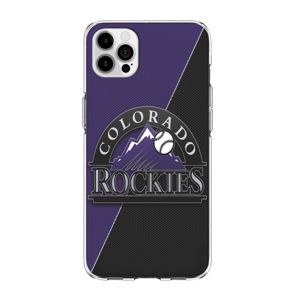 Baseball Colorado Rockies MLB 001 iPhone 12 Pro Max Case