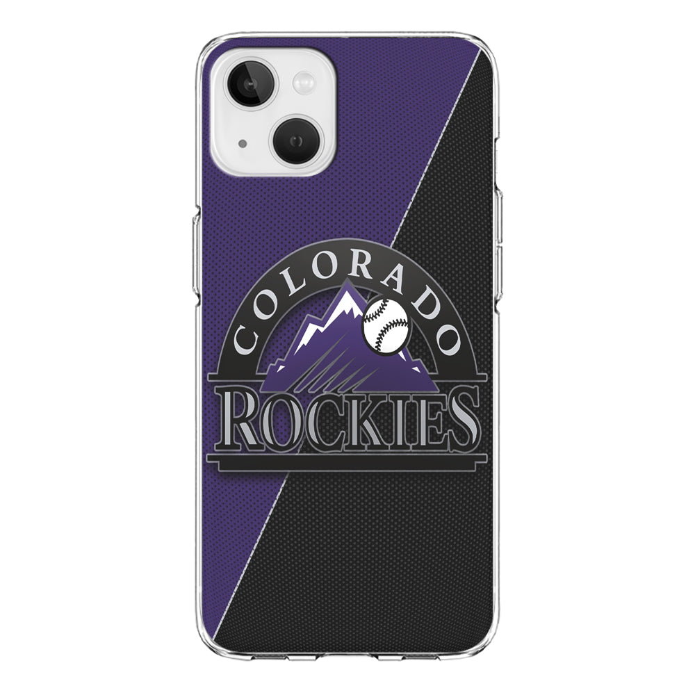 Baseball Colorado Rockies MLB 001 iPhone 13 Mini Case-Phone Case-Clear Soft Case-Altracase