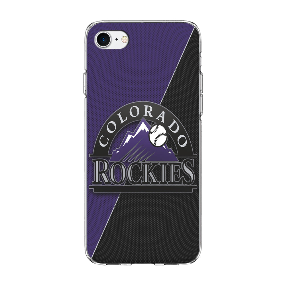 Baseball Colorado Rockies MLB 001 iPhone 7 Case-Phone Case-Clear Soft Case-Altracase