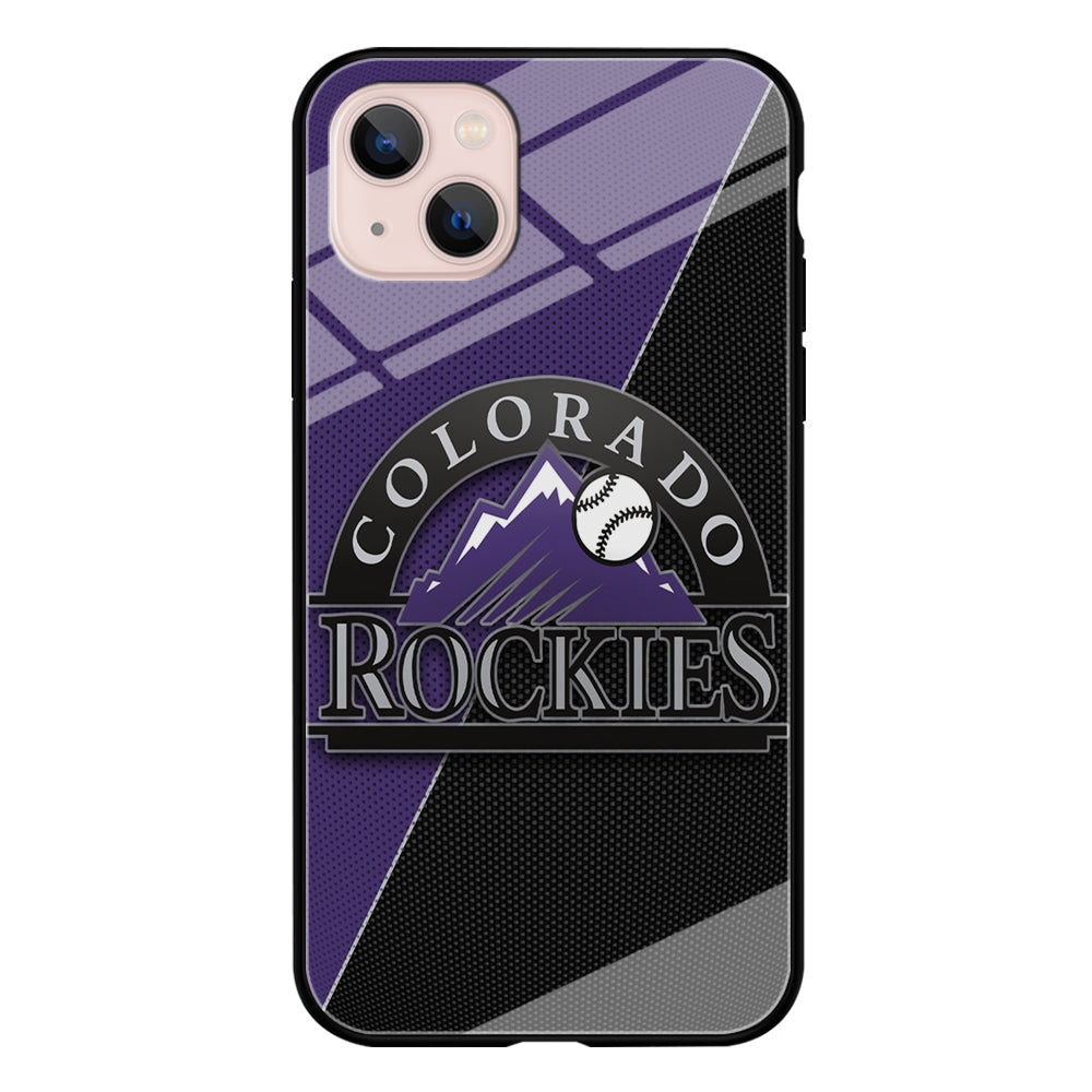 Baseball Colorado Rockies MLB 001 iPhone 13 Mini Case-Phone Case-Tempered Glass Case-Altracase