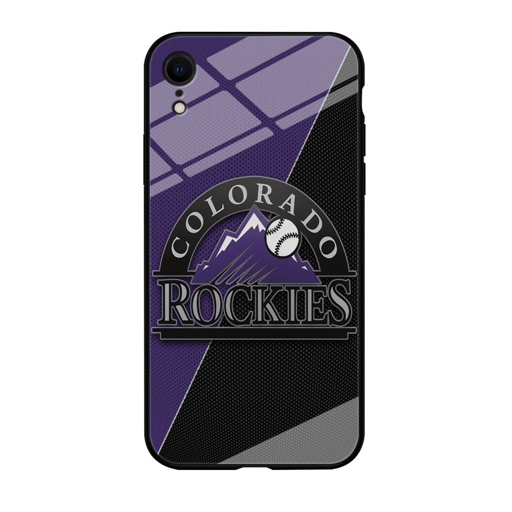 Baseball Colorado Rockies MLB 001 iPhone XR Case