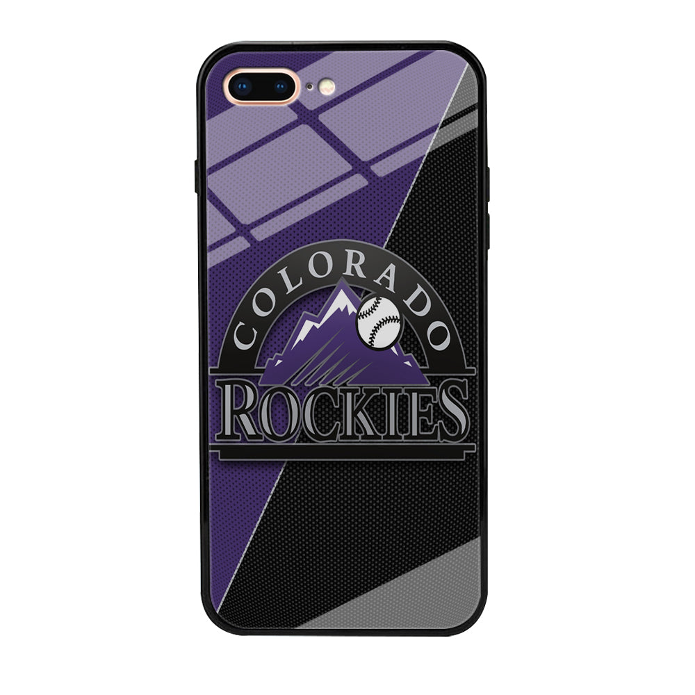 Baseball Colorado Rockies MLB 001 iPhone 8 Plus Case-Phone Case-Tempered Glass Case-Altracase