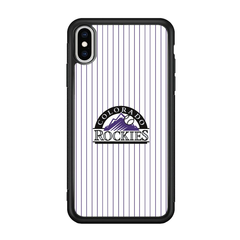 Baseball Colorado Rockies MLB 002 iPhone X Case