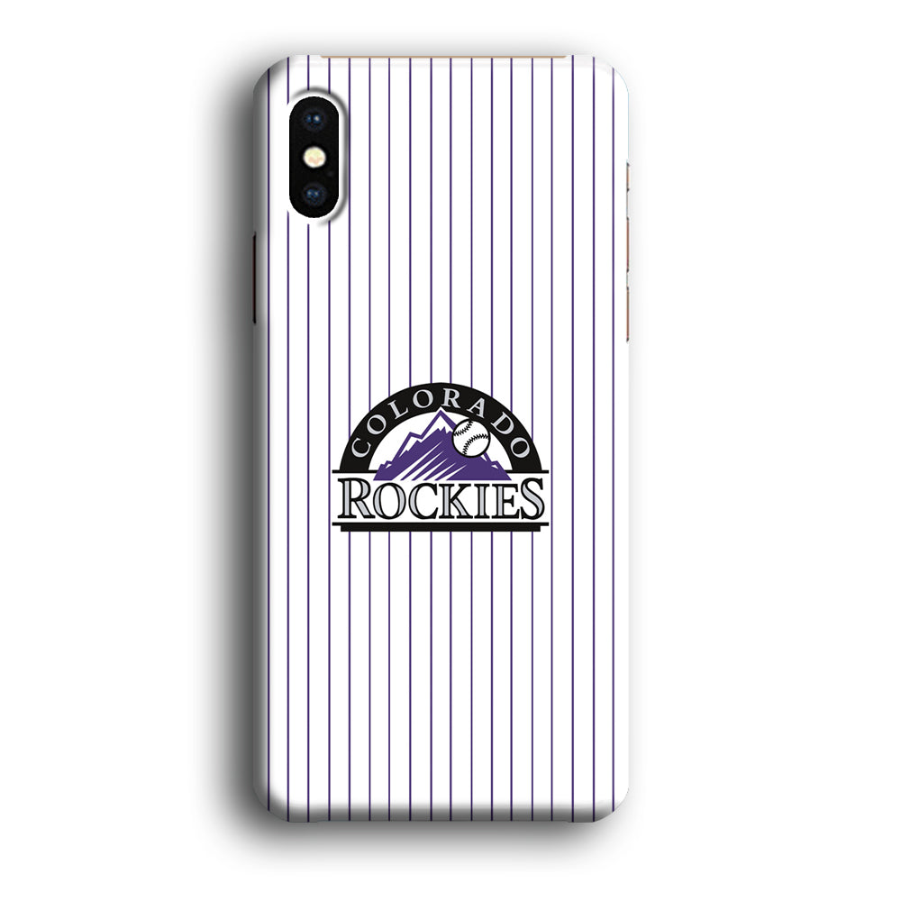 Baseball Colorado Rockies MLB 002 iPhone Xs Case-Phone Case-3D Case-Altracase