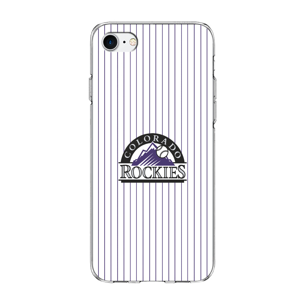 Baseball Colorado Rockies MLB 002 iPhone 7 Case-Phone Case-Clear Soft Case-Altracase