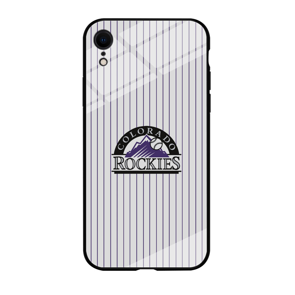 Baseball Colorado Rockies MLB 002 iPhone XR Case