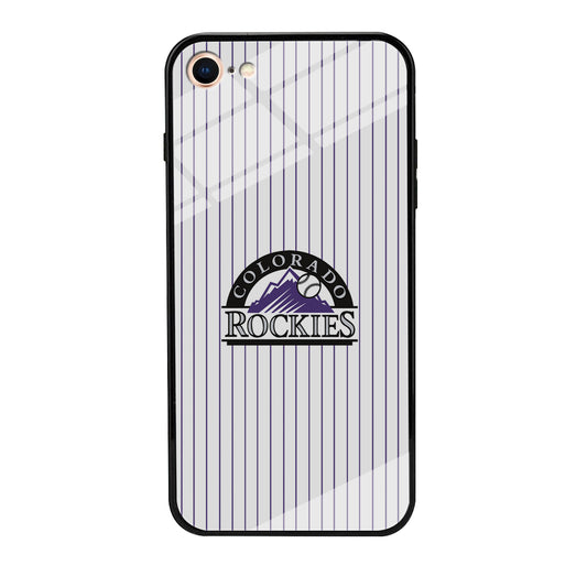 Baseball Colorado Rockies MLB 002 iPhone 7 Case-Phone Case-Tempered Glass Case-Altracase