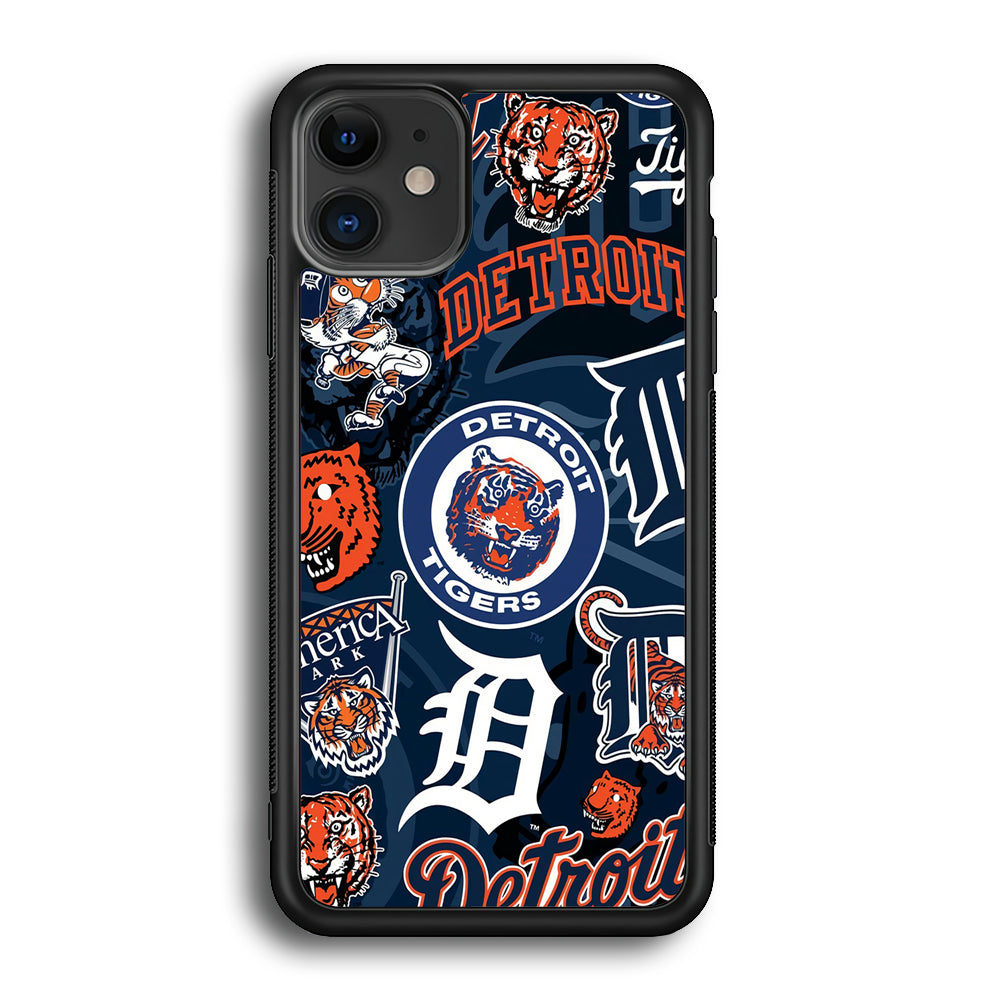 Baseball Detroit Tigers MLB 002 iPhone 12 Mini Case