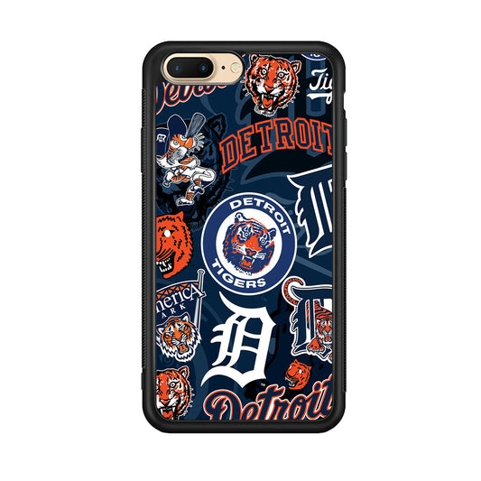 Baseball Detroit Tigers MLB 002 iPhone 8 Plus Case