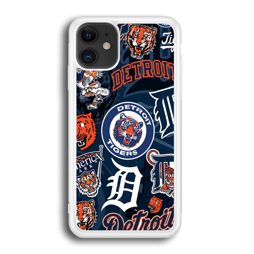 Baseball Detroit Tigers MLB 002 iPhone 12 Mini Case