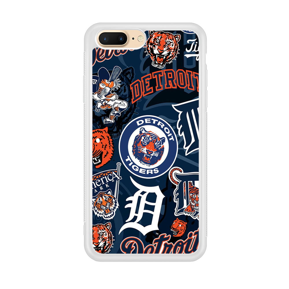 Baseball Detroit Tigers MLB 002 iPhone 8 Plus Case