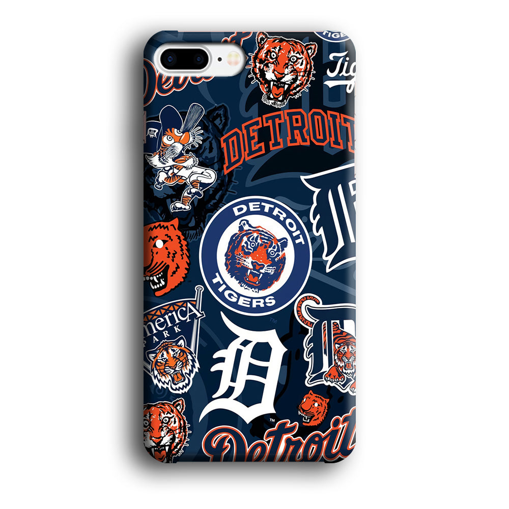 Baseball Detroit Tigers MLB 002 iPhone 8 Plus Case