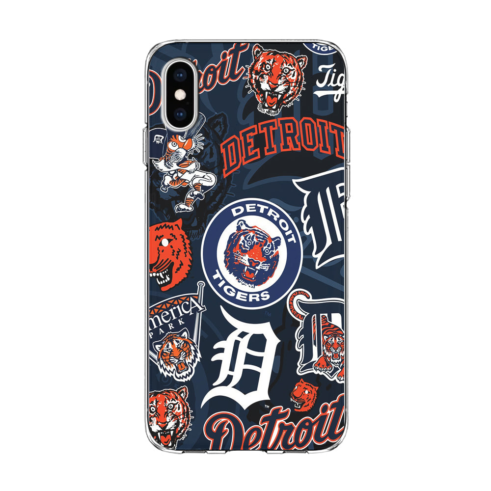 Baseball Detroit Tigers MLB 002 iPhone X Case