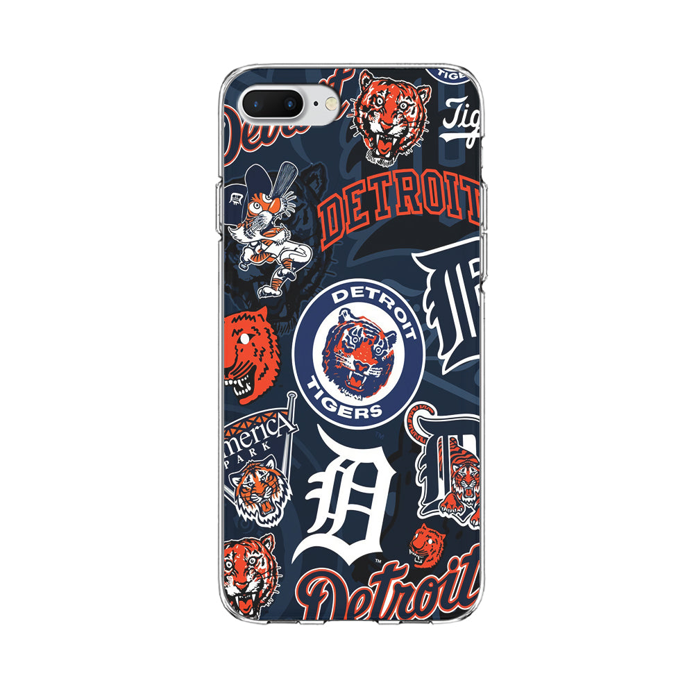 Baseball Detroit Tigers MLB 002 iPhone 8 Plus Case