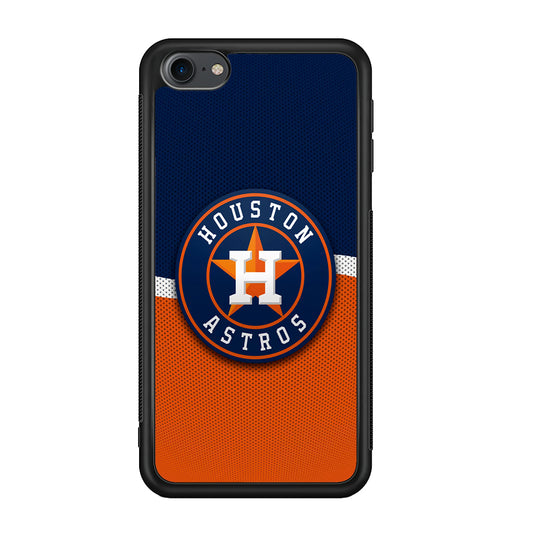 Baseball Houston Astros MLB 001 iPod Touch 6 Case-Phone Case-Rubber White (2D Case)-Altracase