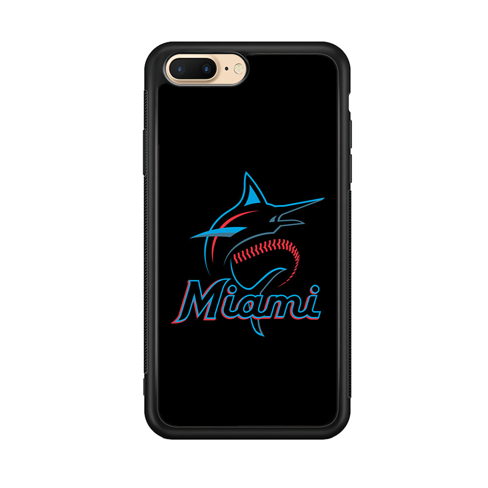 Baseball Miami Marlins MLB 001 iPhone 8 Plus Case