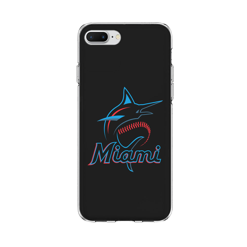 Baseball Miami Marlins MLB 001 iPhone 8 Plus Case