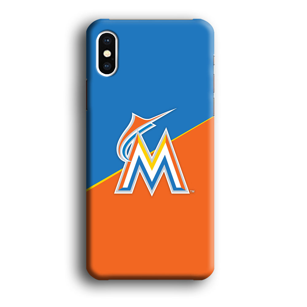 Baseball Miami Marlins MLB 002 iPhone Xs Case