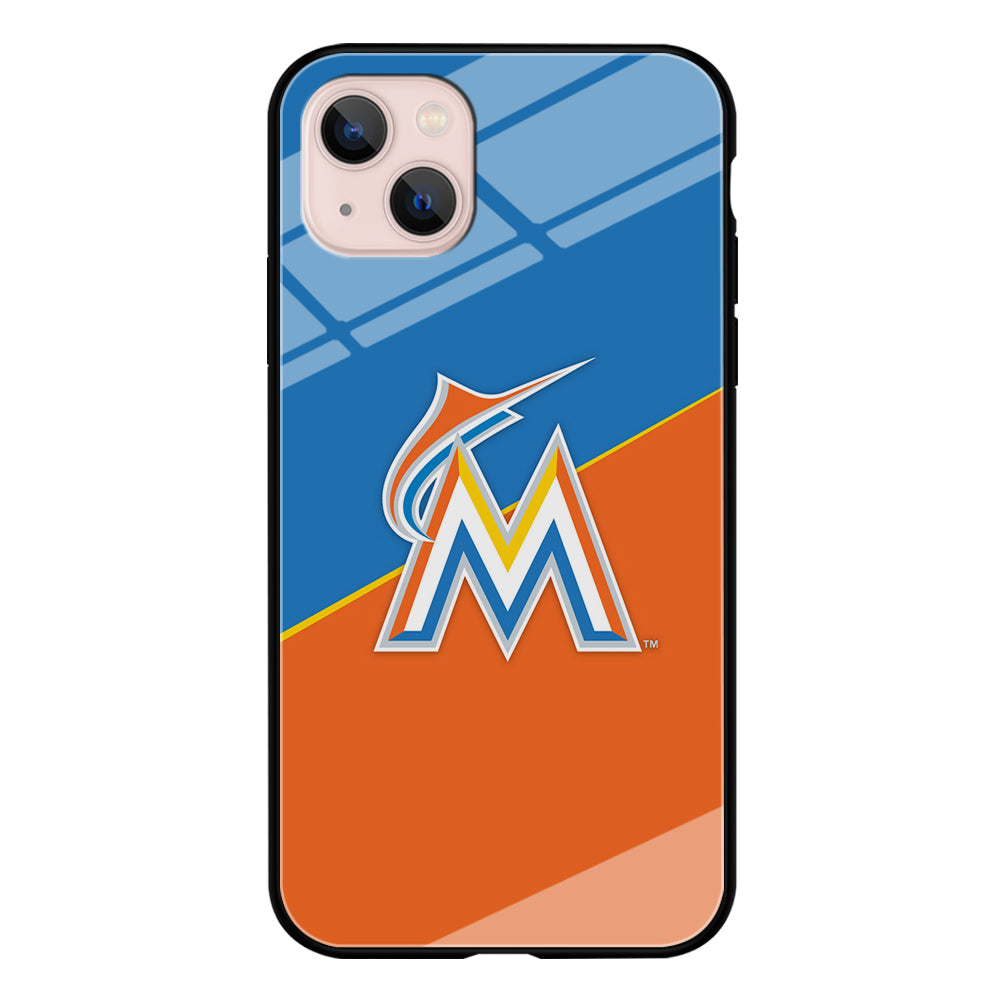 Baseball Miami Marlins MLB 002 iPhone 13 Case-Phone Case-Tempered Glass Case-Altracase