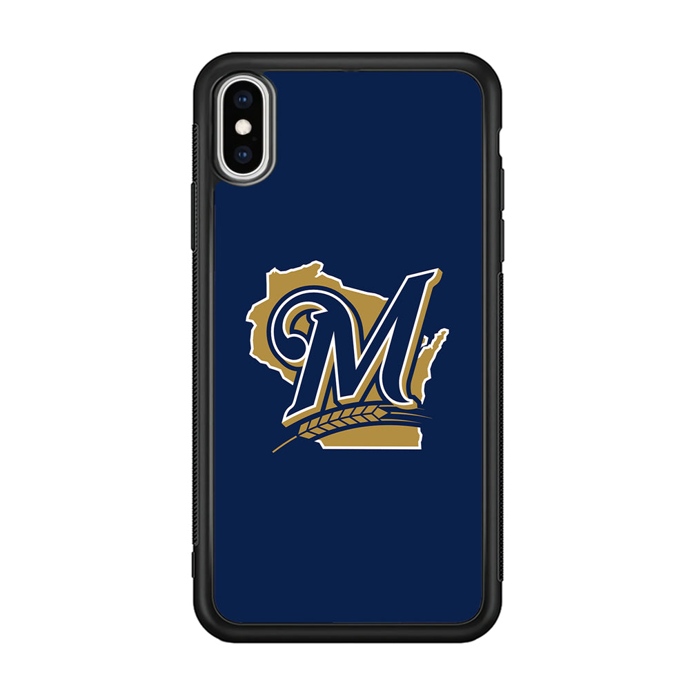 Baseball Milwaukee Brewers MLB 001 iPhone Xs Case