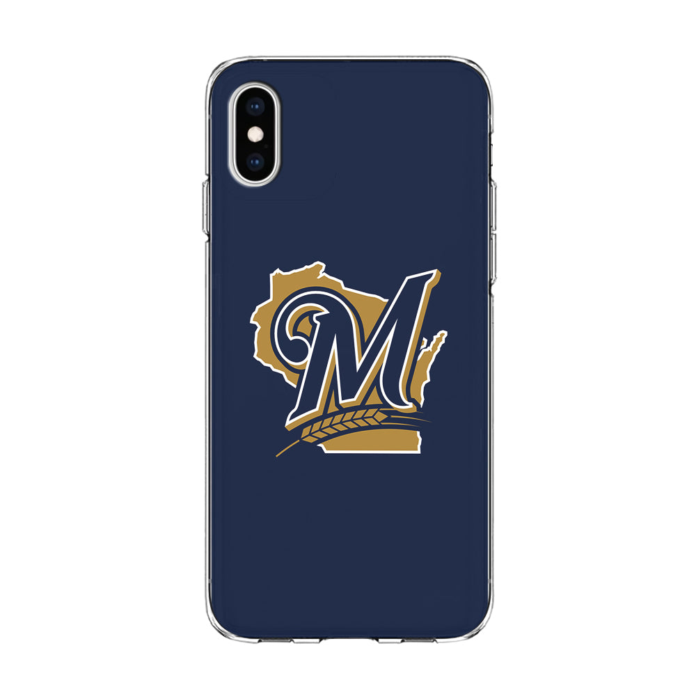 Baseball Milwaukee Brewers MLB 001 iPhone Xs Case