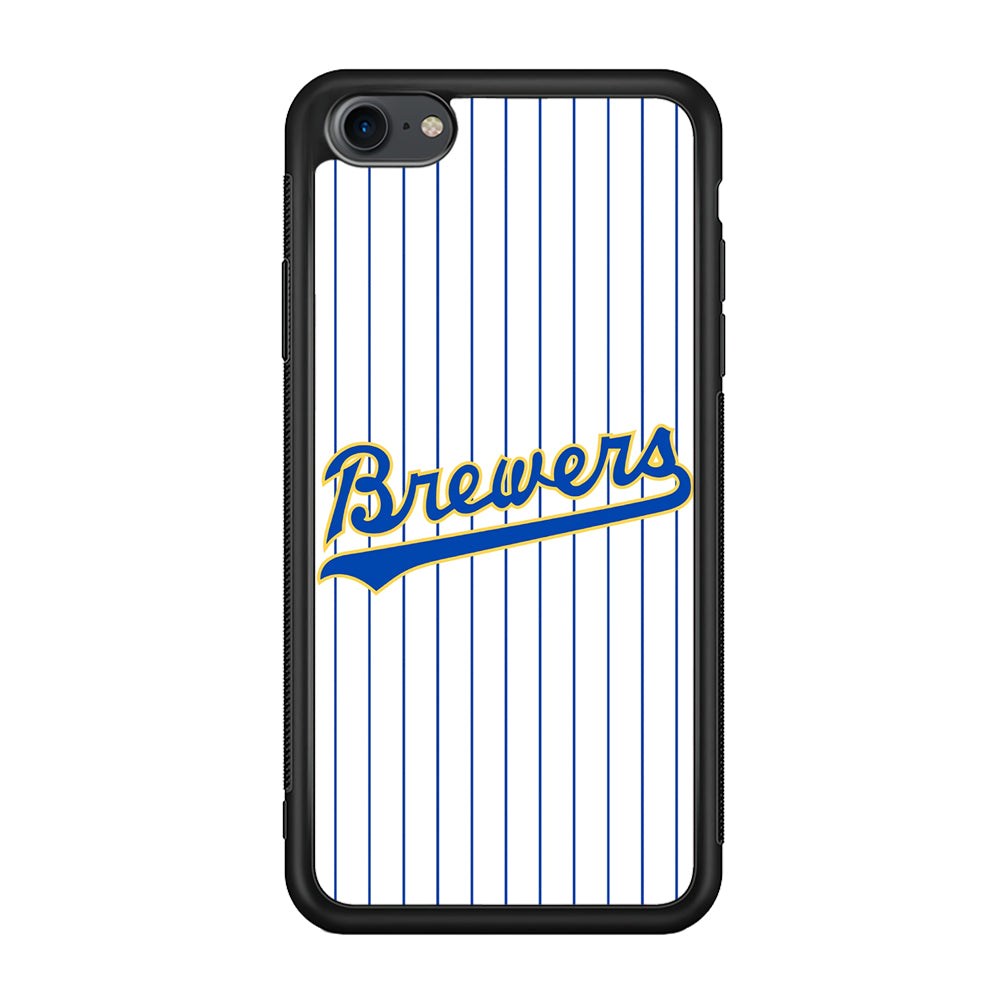Baseball Milwaukee Brewers MLB 002 iPhone SE 2020 Case