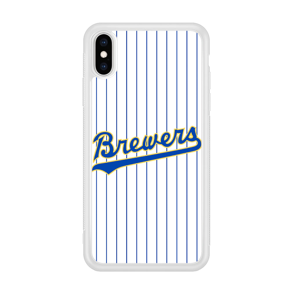 Baseball Milwaukee Brewers MLB 002 iPhone Xs Case