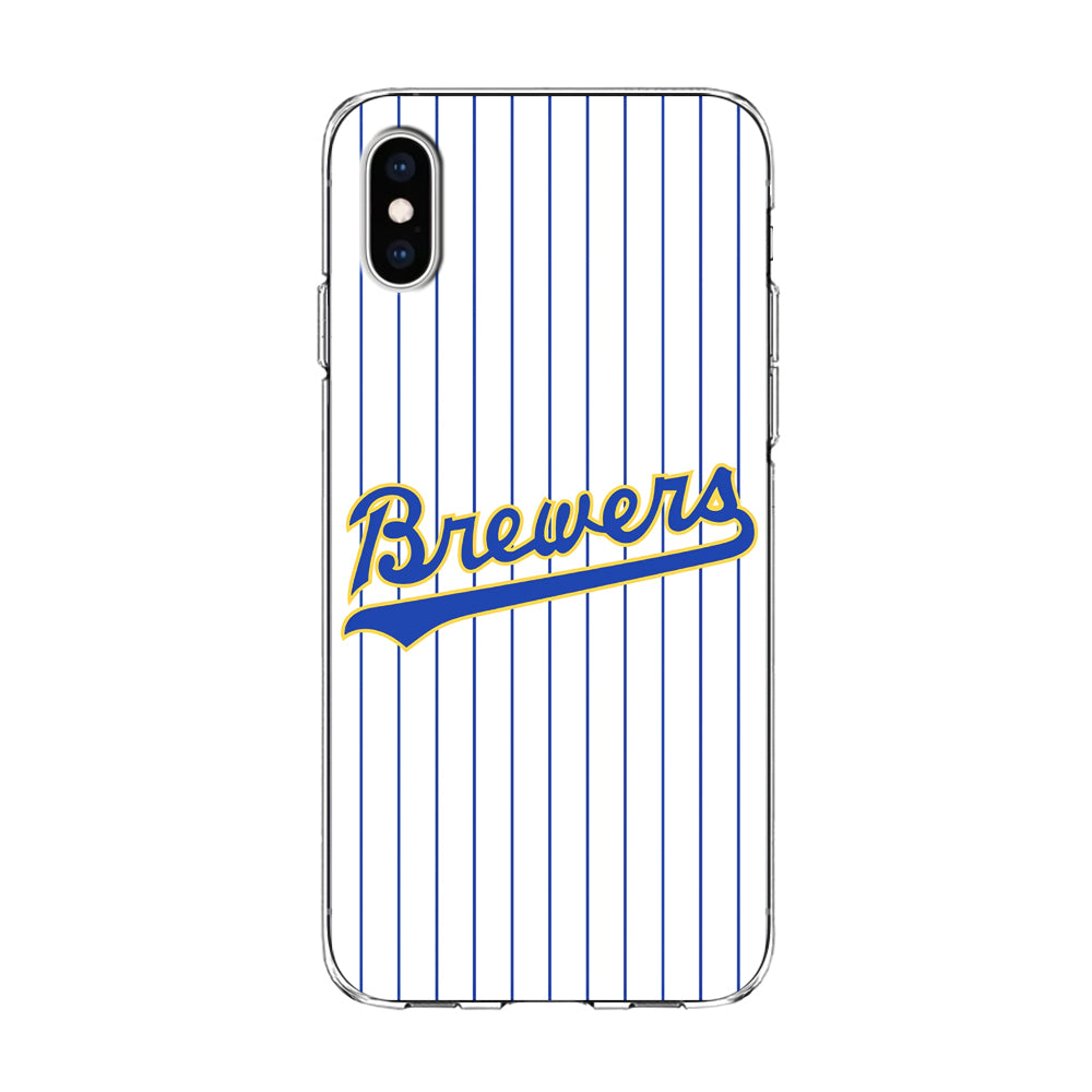 Baseball Milwaukee Brewers MLB 002 iPhone X Case