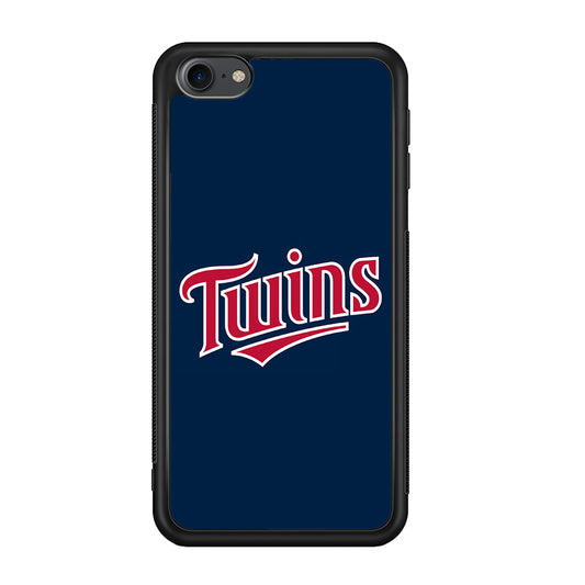 Baseball Minnesota Twins MLB 001 iPod Touch 6 Case-Phone Case-Rubber White (2D Case)-Altracase
