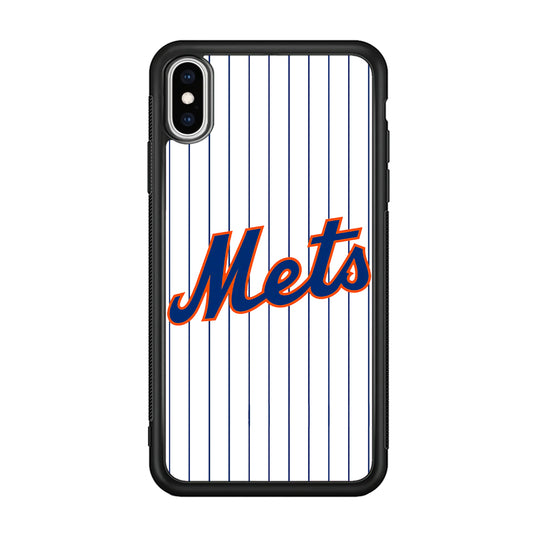 Baseball New York Mets MLB 001 iPhone Xs Case