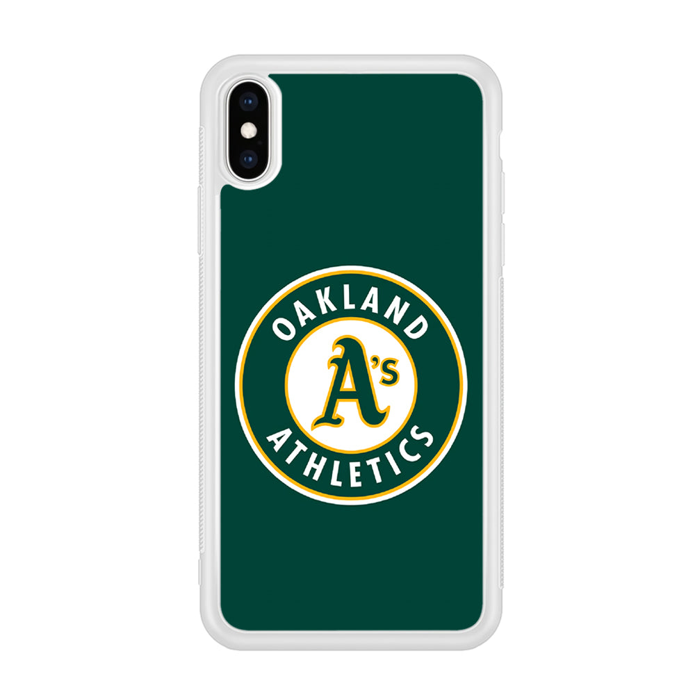 Baseball Oakland Athletics MLB 001 iPhone X Case