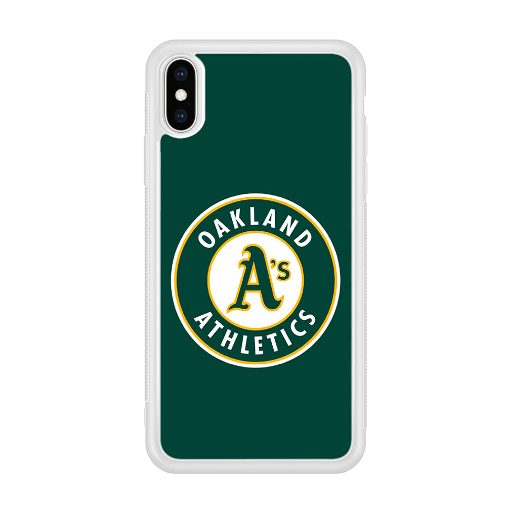 Baseball Oakland Athletics MLB 001 iPhone Xs Case