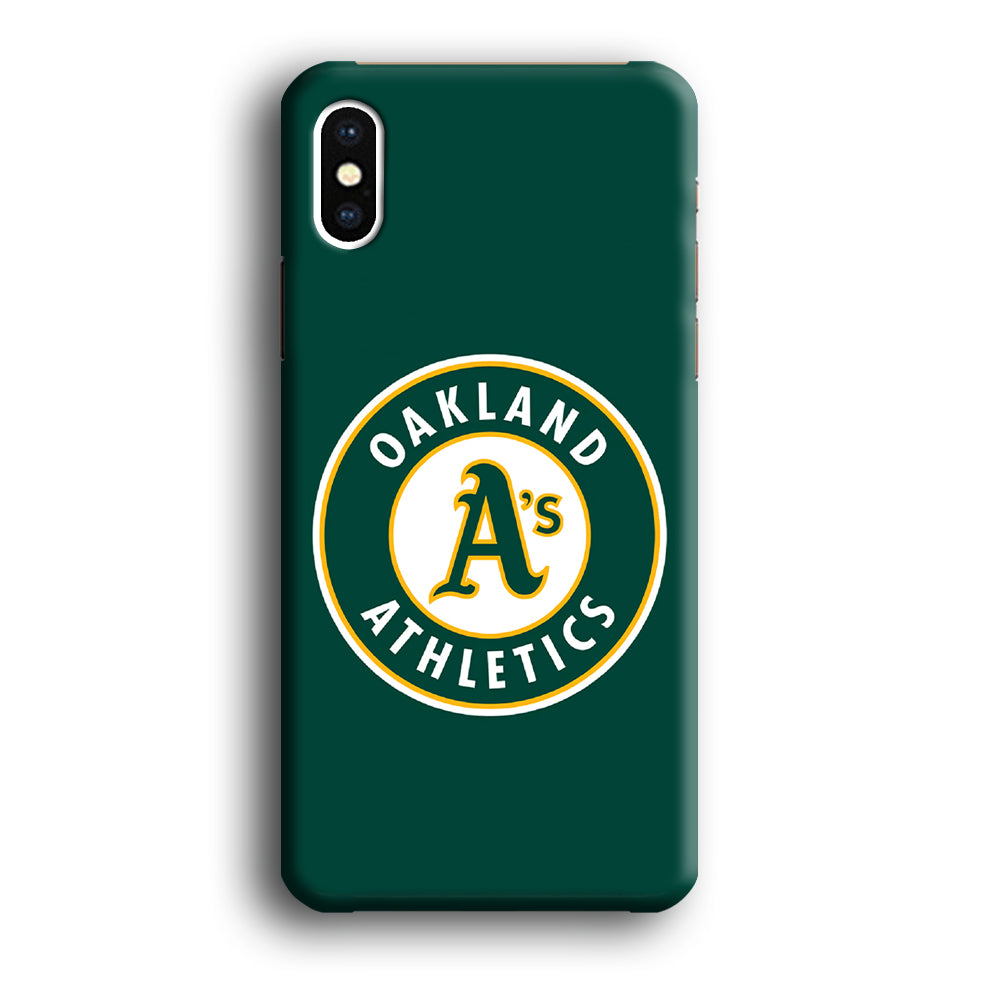 Baseball Oakland Athletics MLB 001 iPhone Xs Case