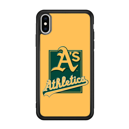 Baseball Oakland Athletics MLB 002 iPhone Xs Case