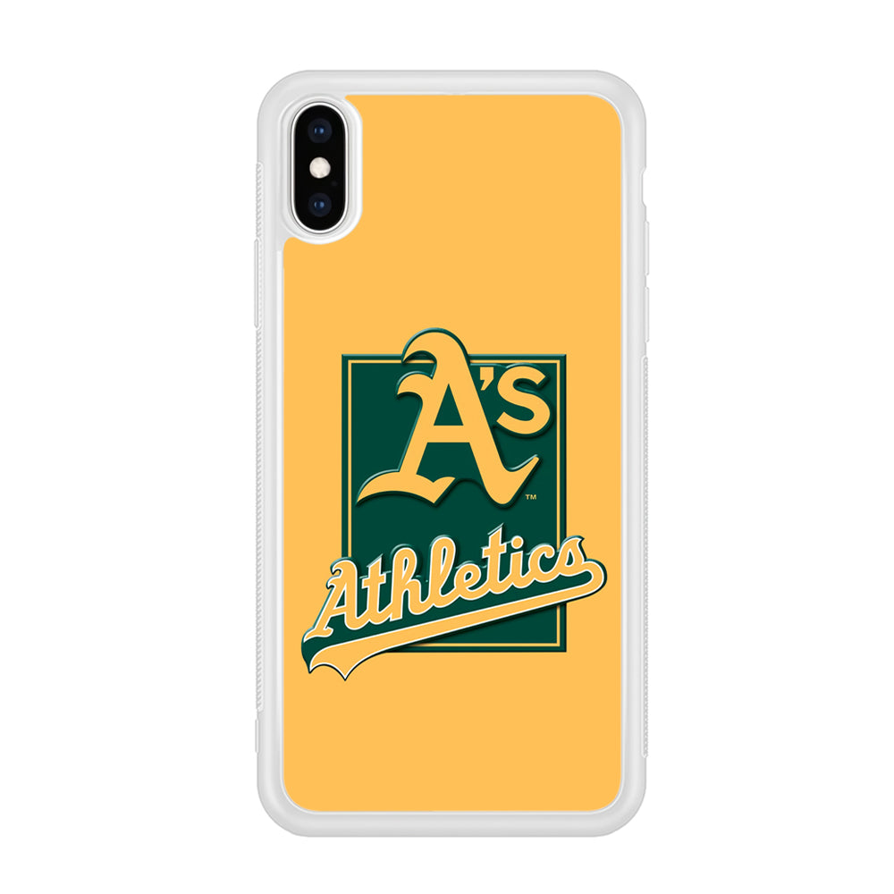 Baseball Oakland Athletics MLB 002 iPhone Xs Case