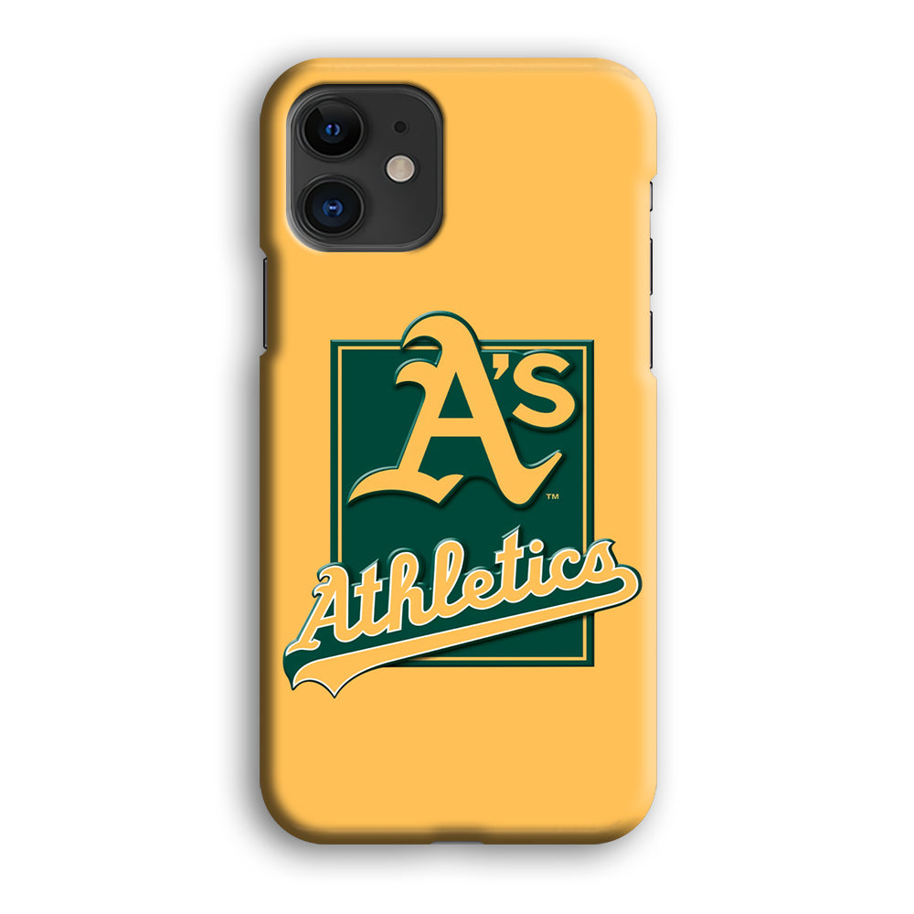 Baseball Oakland Athletics MLB 002 iPhone 12 Case