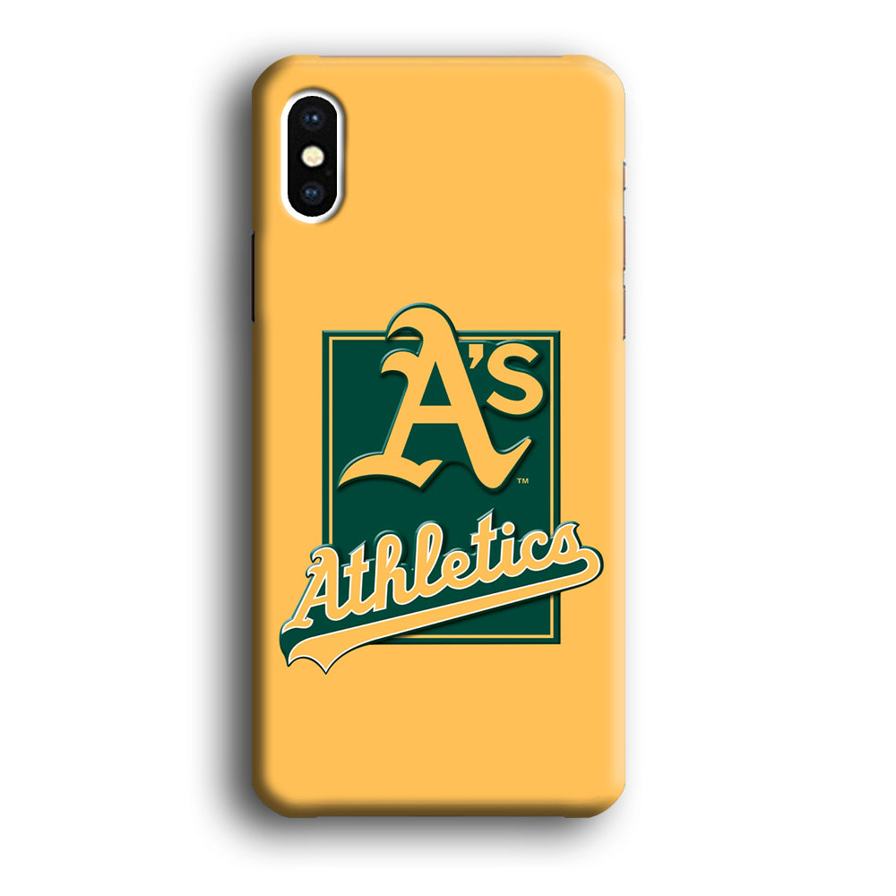 Baseball Oakland Athletics MLB 002 iPhone Xs Case