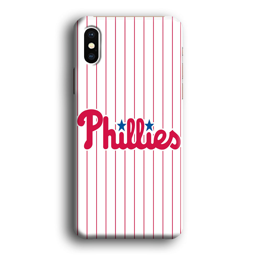 Baseball Philadelphia Phillies MLB 002 iPhone Xs Case