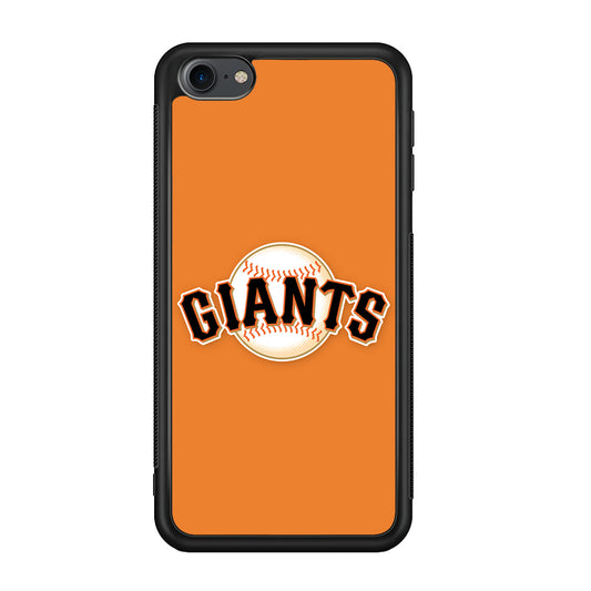 Baseball San Francisco Giants MLB 001 iPod Touch 6 Case-Phone Case-Rubber White (2D Case)-Altracase
