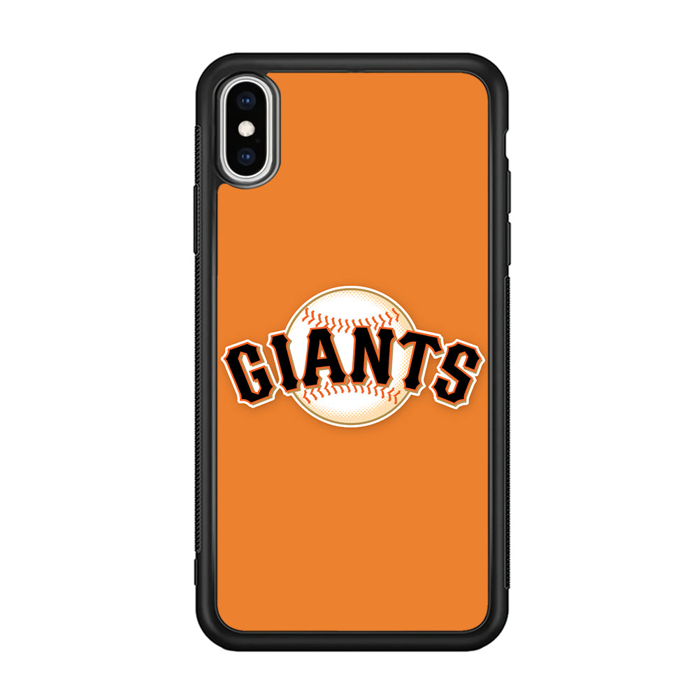 Baseball San Francisco Giants MLB 001 iPhone Xs Case