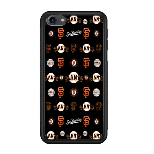 Baseball San Francisco Giants MLB 002 iPod Touch 6 Case-Phone Case-Rubber White (2D Case)-Altracase