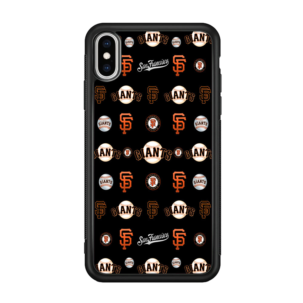 Baseball San Francisco Giants MLB 002 iPhone Xs Case