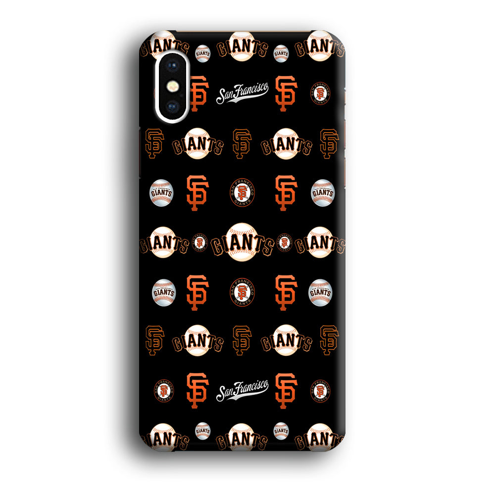 Baseball San Francisco Giants MLB 002 iPhone Xs Case