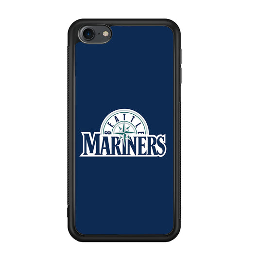 Baseball Seattle Mariners MLB 001 iPod Touch 6 Case-Phone Case-Rubber White (2D Case)-Altracase