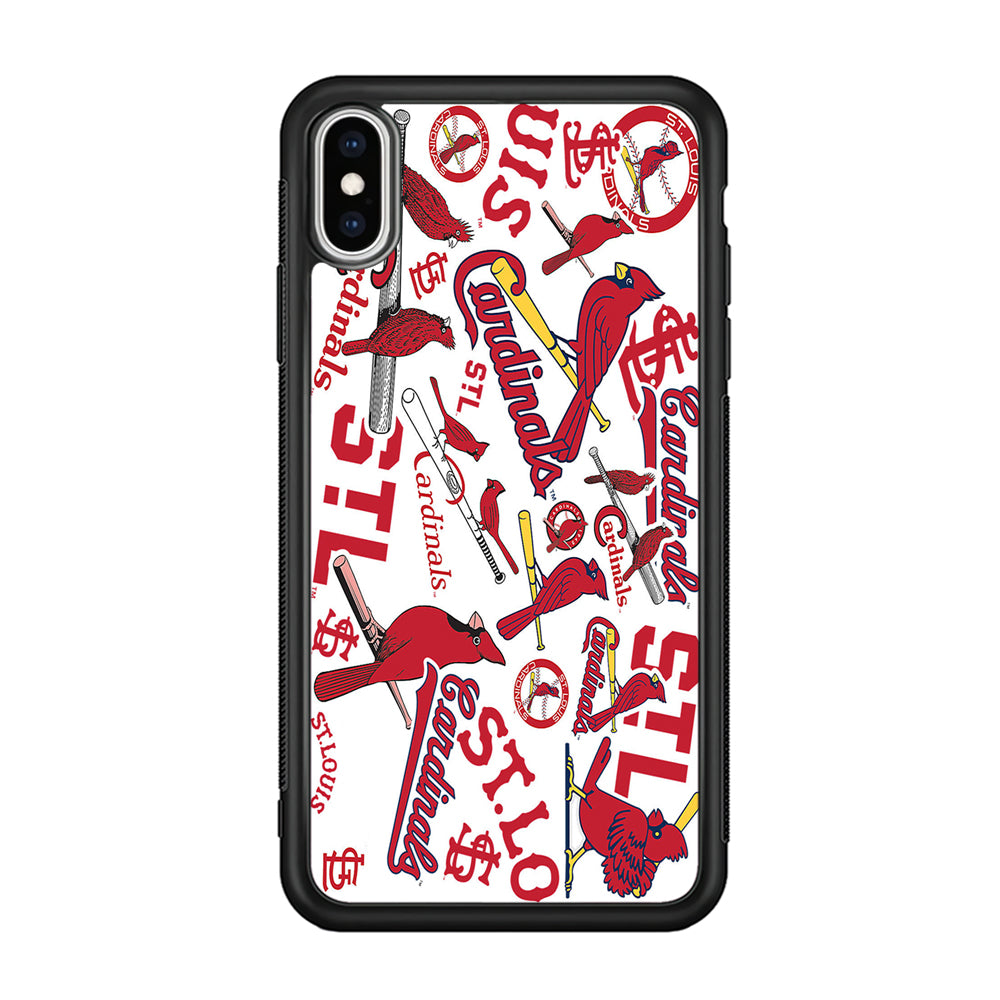 Baseball St. Louis Cardinals MLB 001 iPhone X Case