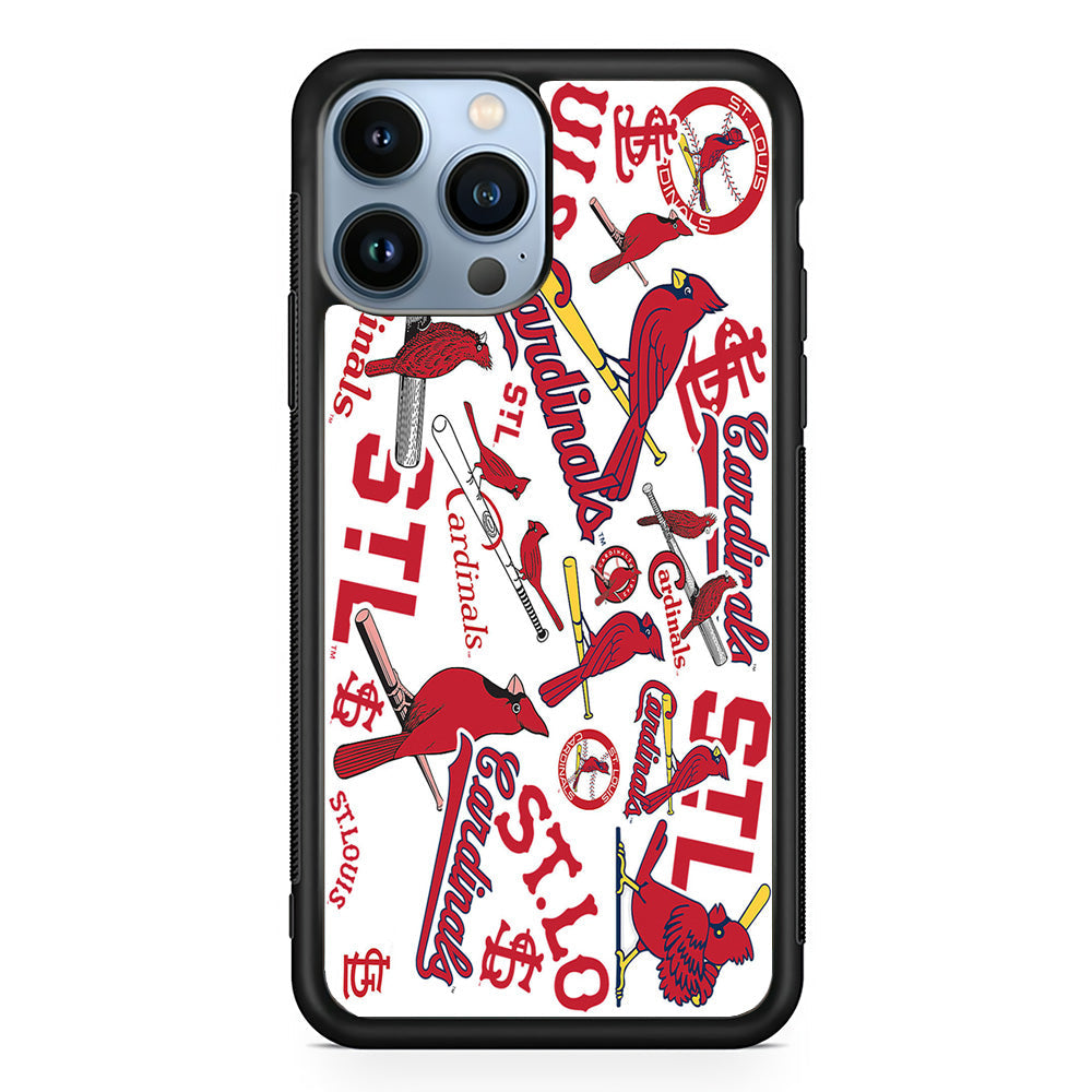 Baseball St. Louis Cardinals MLB 001 iPhone 13 Pro Max Case